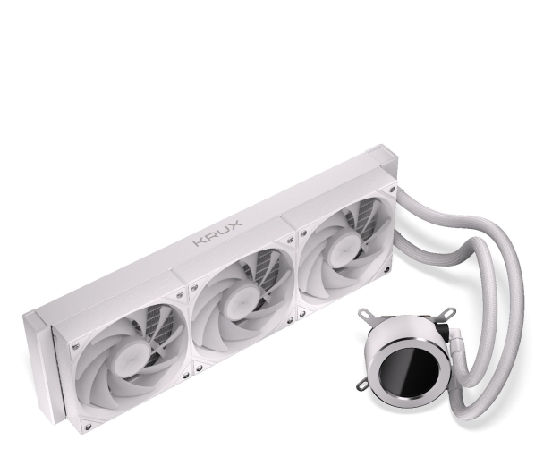 KRUX HydroGlance 360 ARGB LCD White 3x120mm KRXE005 - 1362094 - zdjęcie 4